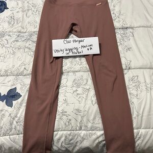 Cleo Harper Unity leggings, ladies medium, hazel color